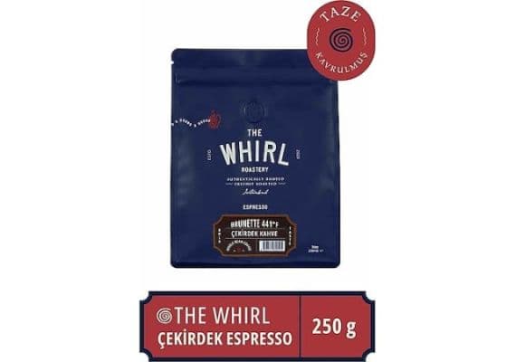 Whirl Espresso Brunette 441 ° F Ceşde Coffee 250 Gr