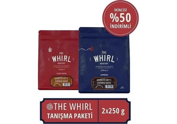 Whirl Filter Brunette Core Coffee Package 250 g x 2pcs