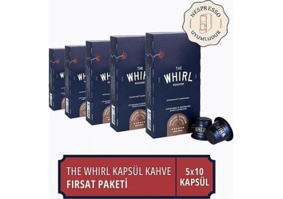 Whirl Espresso Dark Capsule Coffee 5 Возможные упаковки 50 капсул