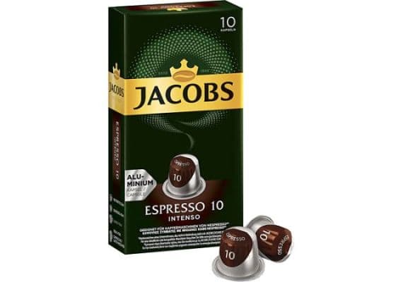 Jacobs Espresso 10 интенсивный капсульный кофе 10S 10S