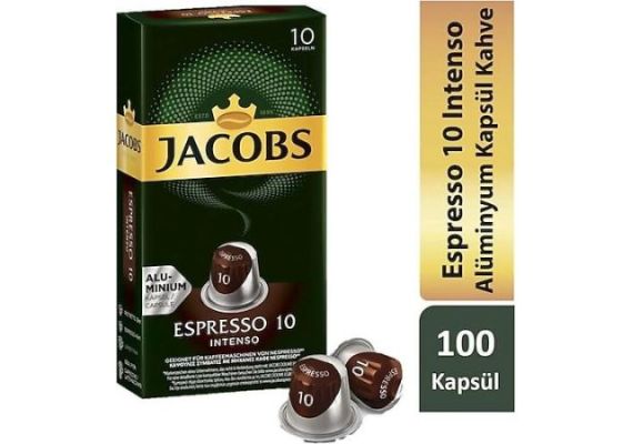 Jacobs Espresso 10 интенсивный 10 капсульный кофе