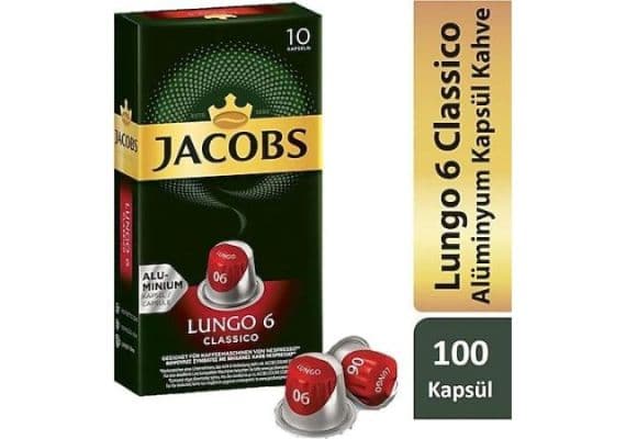 Jacobs Lungo 6 Classico 10 Capsule Coffee