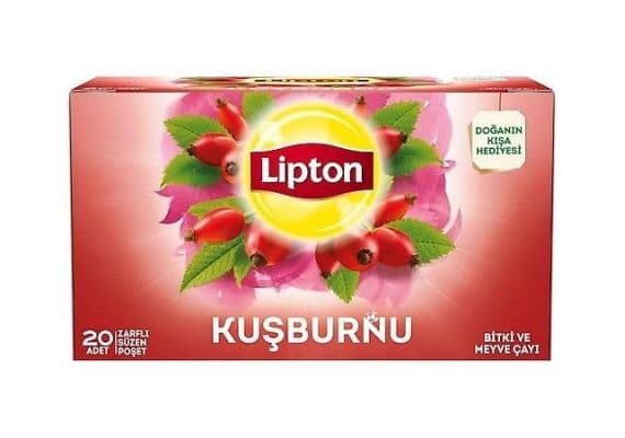 Lipton Rosehip 20 штук из 12 кусочков фруктового чая