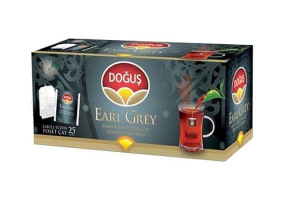 Doğuş Earl Grey 2 Gr 25 стаканов чая с сумкой