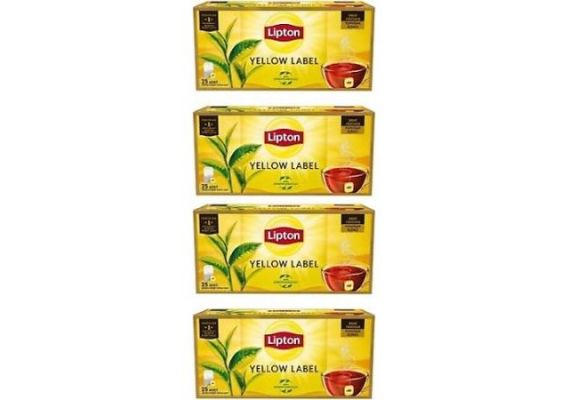 Lipton Yellow Label Cup Posyet 25 li x 4 Пакеты