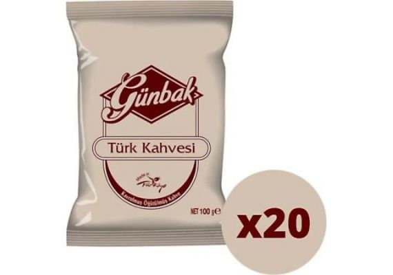 Gunbak Turk Coffee 20 x 100 gr