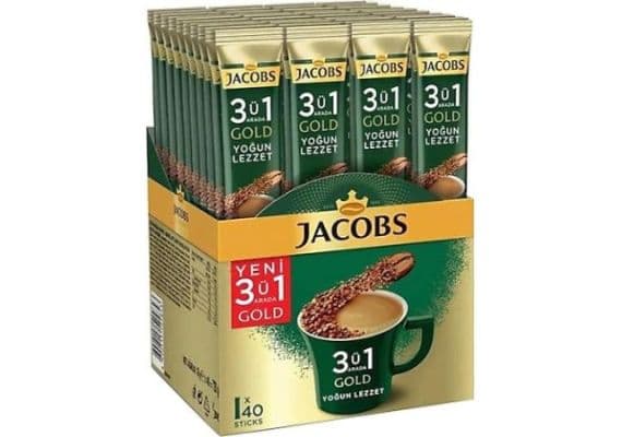 Jacobs Gold 3 -1 интенсивный аромат готовый кофе 18 г. 40 с.