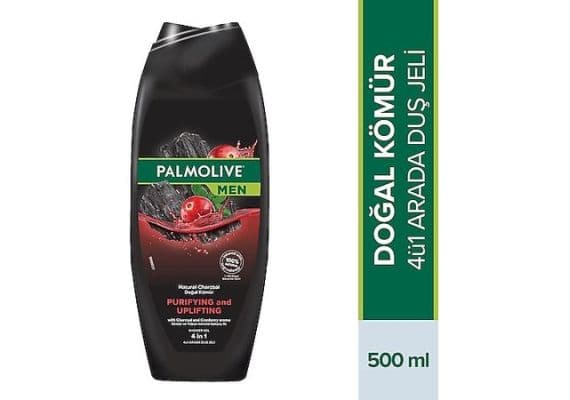 Palmolive Men Очищающий и Тонизирующий с Натуральным Углем 500 мл Гель для Душа