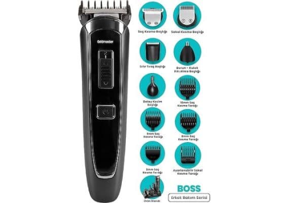 Goldmaster GM-8192 Boss 10in1 Набор для ухода за мужчиной