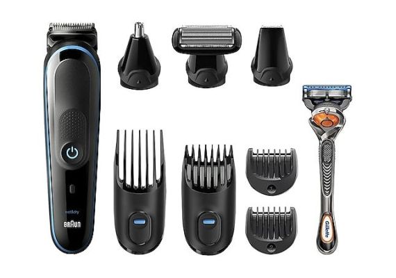 Набор для ухода за мужчинами Braun MGK5080 + Gillette Fusion5 ProGlide 9 в 1.