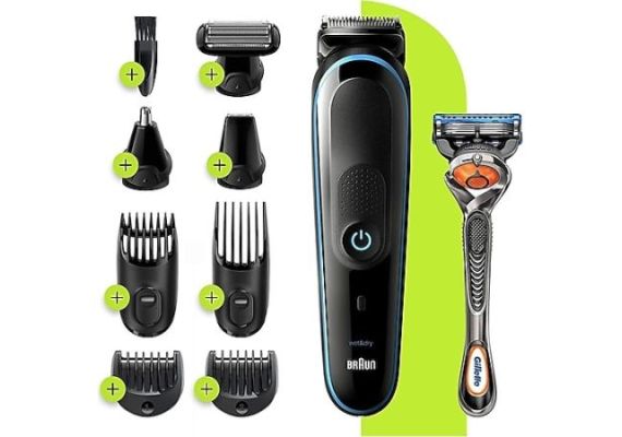 Набор для ухода за внешностью Braun MGK5280 + Gillette Fusion5 ProGlide 9 в 1 для мужчин