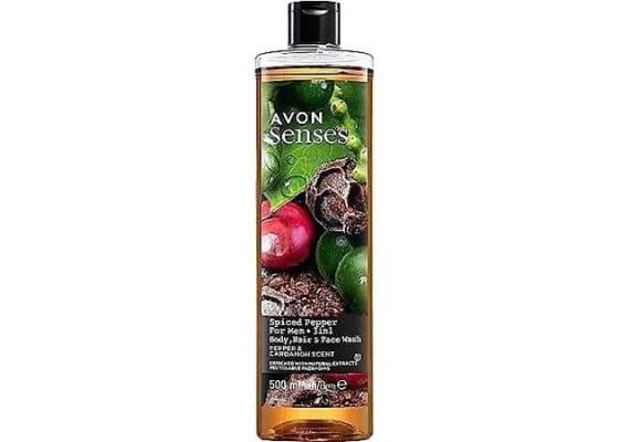 Avon Senses Spiced Pepper Душ-гель для мужчин с ароматом черного перца и кардамона 500 мл.