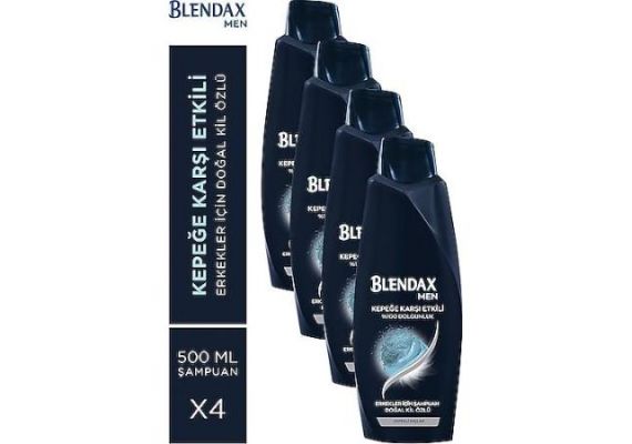 Blendax Шампунь против перхоти для мужчин 500 мл 4 штуки