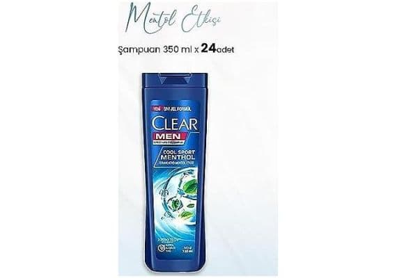 Clear Men Cool Sport Ментол Шампунь против перхоти 350 мл 24 Штуки