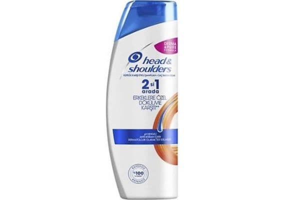 Шампунь Head and Shoulders объемом 350 мл, 6-в-1. Средство против выпадения волос 2-в-1 для мужчин.