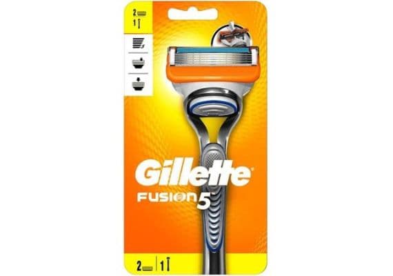 Gillette Fusion 2 Машинка для бритья с двумя запасными блоками