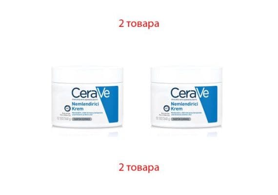 CeraVe Увлажняющий крем 340 гр (набор из 2 товаров)