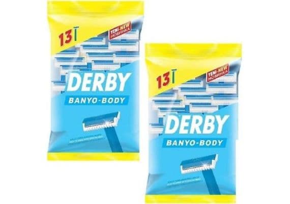 Derby Body Banyo Используй-Выбрасывай Бритва 13 штук 2 шт.