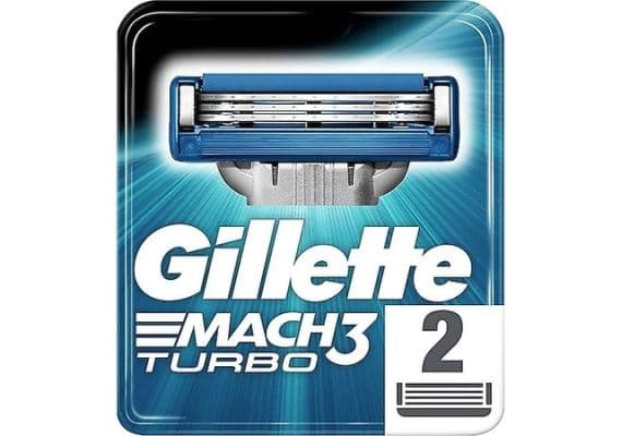 Gillette Mach3 Turbo Запасное бритвенное лезвие 2 штуки