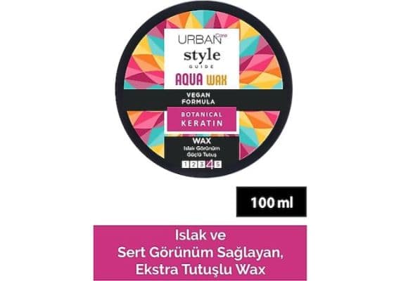 Руководство по стилю Urban Care Vegan Wet Look Aqua Wax 100 мл