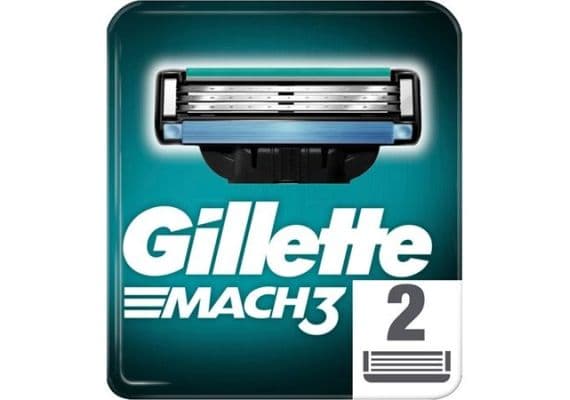 Gillette Mach3 запасной бритвенный станок с двумя лезвиями