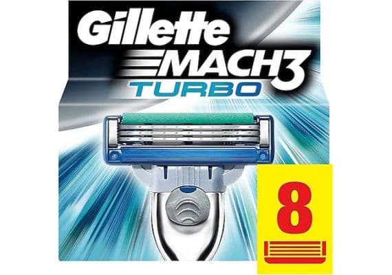 Gillette Mach3 Turbo Запасное бритвенное лезвие (8 штук)