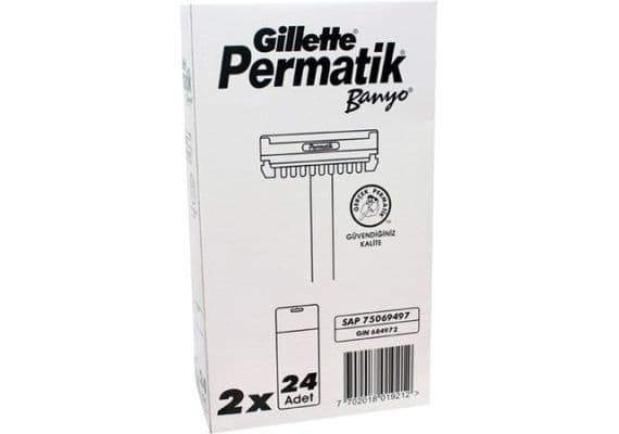 Gillette Permatik Ванная бритва с 48 лезвиями