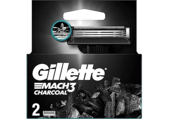 Gillette Mach3 Charcoal 2-х штук запасной бритвенный станок