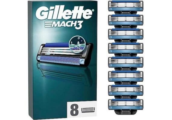 Gillette Mach3 Выгодный запасной бритвенный станок 8 штук