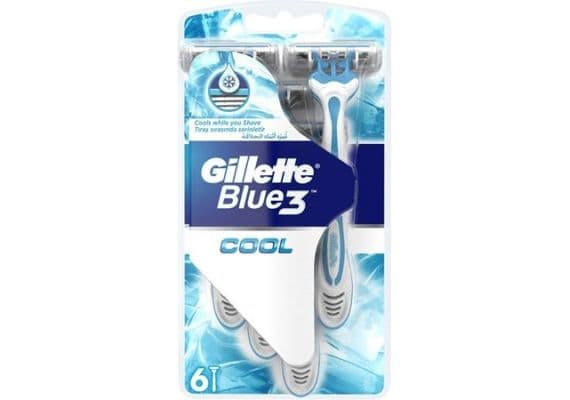 Gillette Blue3 Cool Одноразовый станок для бритья, 6 штук