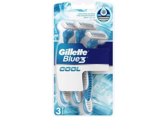 Gillette Blue3 Cool Одноразовые бритвенные станки (3 штуки)