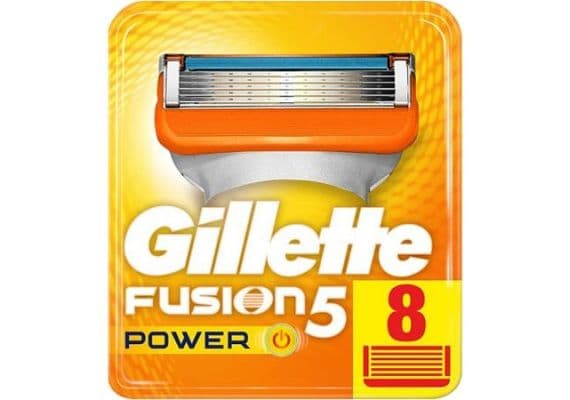 Gillette Fusion Power Набор из 8 запасных бритв в картонной упаковке