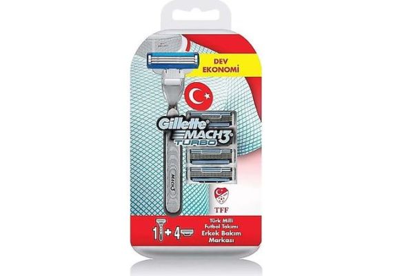 Gillette Mach3 Turbo Milli Takım Özel Paketi Бритва