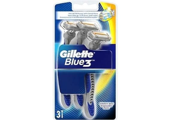 Gillette Blue3 Одноразовые бритвы, 3 штуки