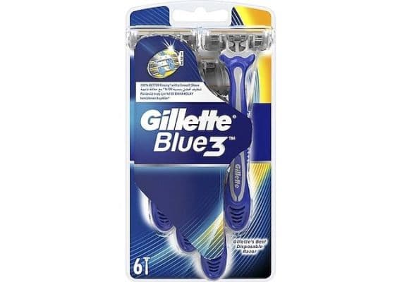 Gillette Blue3 Одноразовый станок для бритья, 6 штук