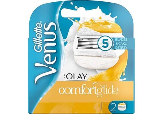 Gillette Venus Comfortglide Olay запасное бритвенное лезвие, 2 штуки