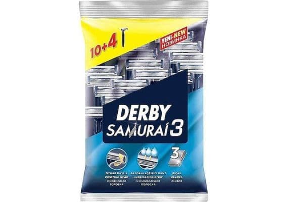 Derby Samurai 3-ножевой 10+4 Бритвенный нож