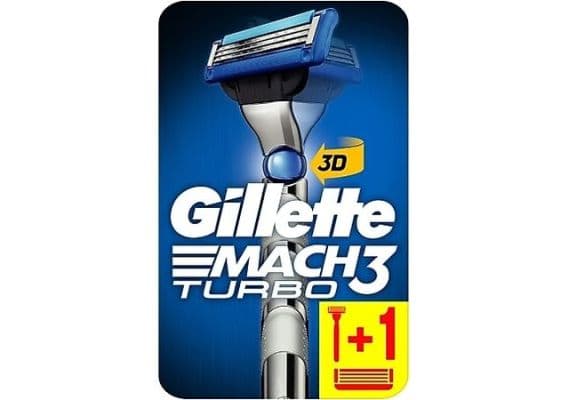 Бритва Gillette Mach3 Turbo 3D с двумя запасными лезвиями