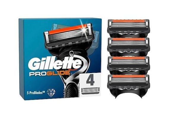 Gillette Fusion 5 Proglide Запасные бритвенные лезвия 4 штуки