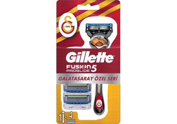 Gillette Fusion Proglide Galatasaray Особая Серия Бритва с 4-мя Запасными Лезвиями