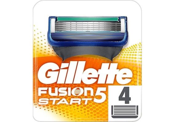 Gillette Fusion5 Start запасные бритвенные лезвия, 4 штуки