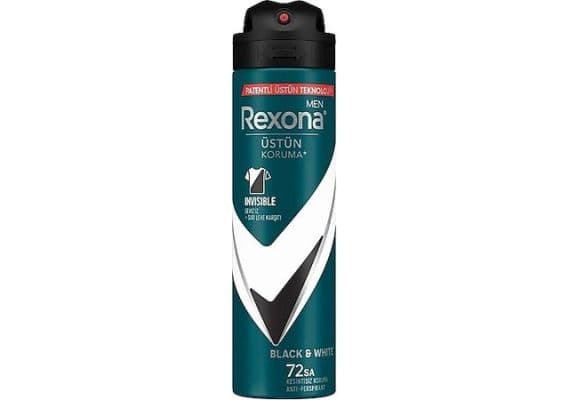 Rexona Men Invisible Black & White Высокозащитный Мужской Спрей-Дезодорант 150 мл