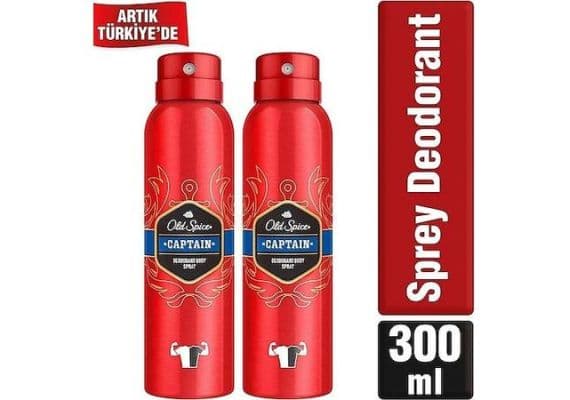 Old Spice Captain 150 мл, 2 штуки, дезодорант-спрей