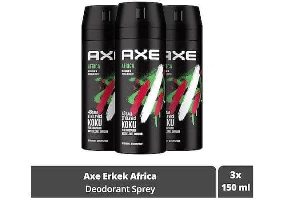 Дезодорант-спрей Axe Africa 150 мл, 3 штуки