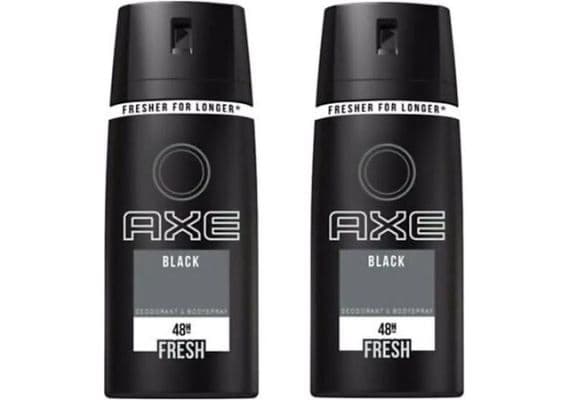 Дезодорант-спрей Axe Black 150 мл, 2 штуки