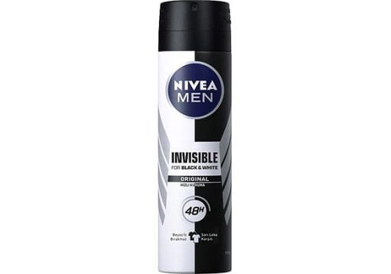 Nivea Men Invisible Black & White Original Мужской дезодорант-спрей 150 мл