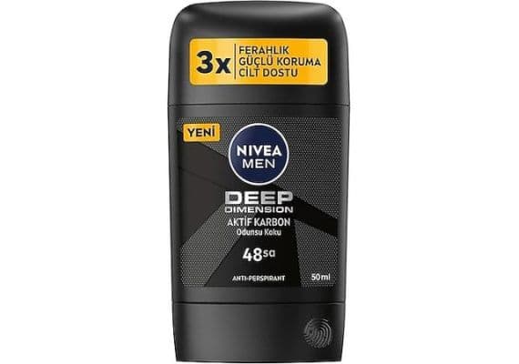 Nivea Men Deep Dimension Активированный Уголь Для Мужчин Стик-Дезодорант 50 мл