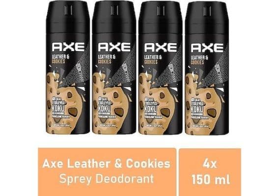 Axe Мужской Дезодорант Кожа и Печенье 150 мл - пакет из 4 штук по выгодной цене