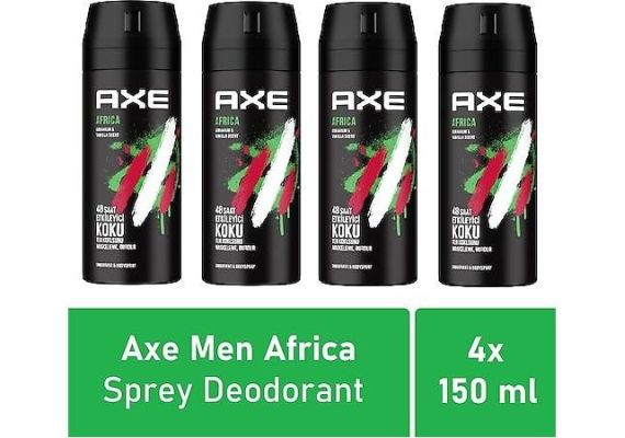 Axe Africa Дезодорант-спрей 150 мл 4 штуки