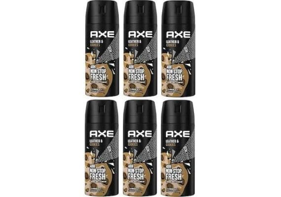 Дезодорант-спрей Axe Кожа и Печенье 150 мл 6 штук